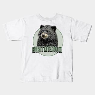 Binturong Portrait Kids T-Shirt